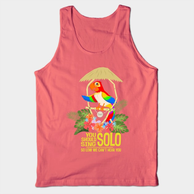 Tiki Room Sing Solo Tank Top by Radical Rad